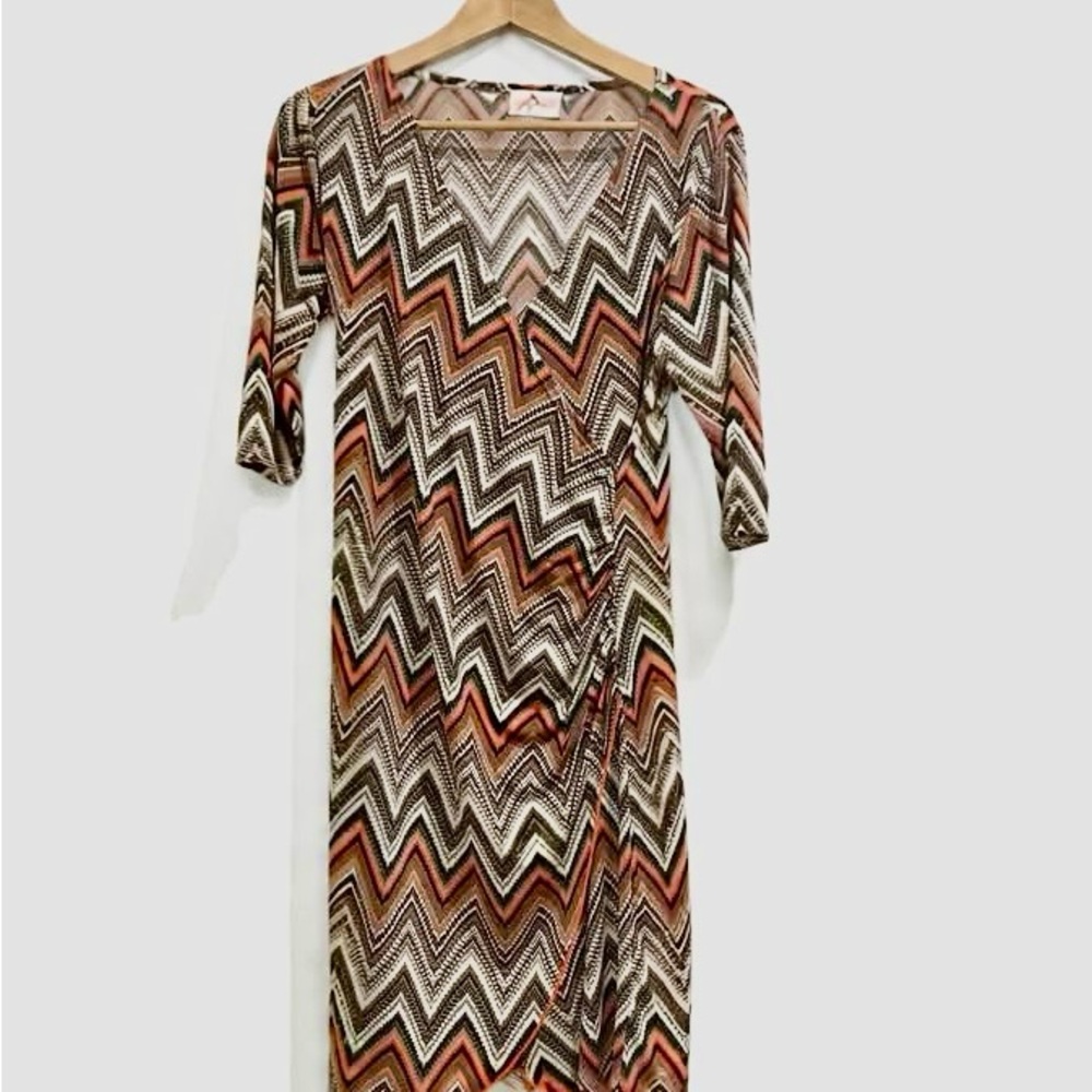 Chevron Patterned Dress